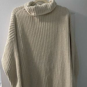 NWT Aerie Chenille Turtleneck Tunic Style Sweater